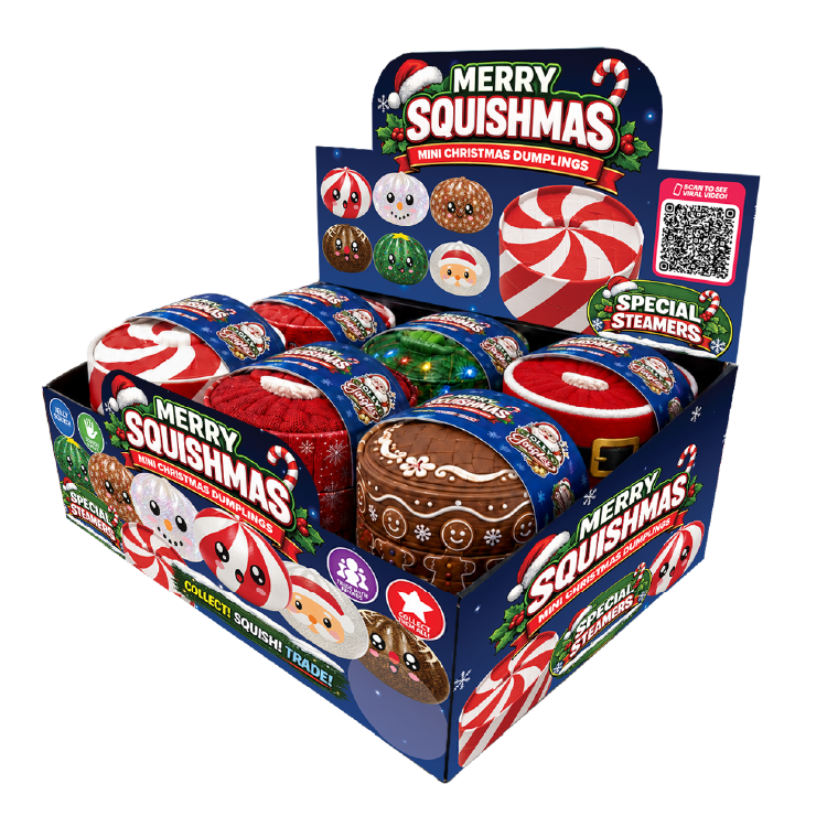 Mini Christmas Dumpling Squishies