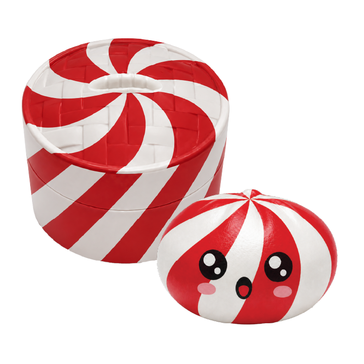 Mini Christmas Dumpling Squishies