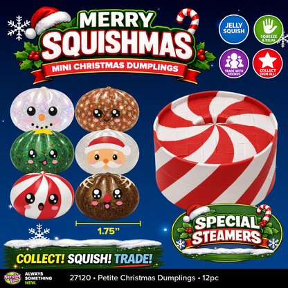 Mini Christmas Dumpling Squishies