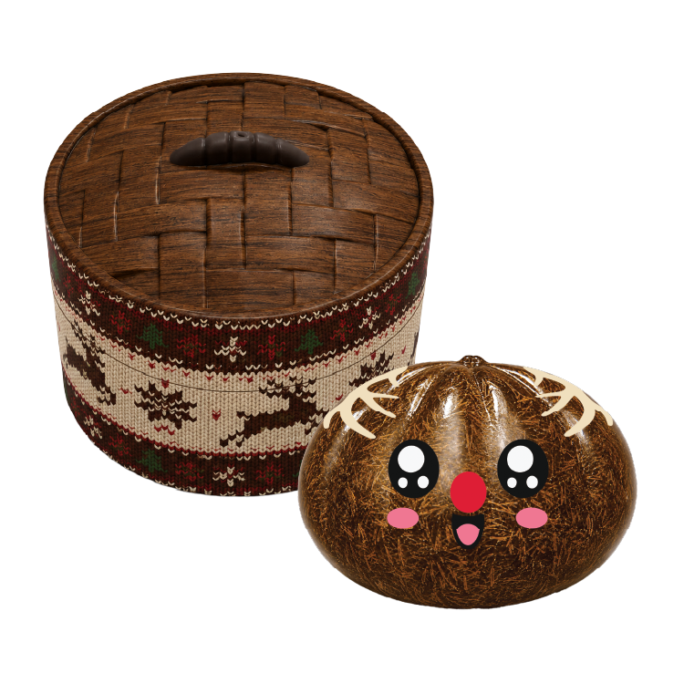 Mini Christmas Dumpling Squishies
