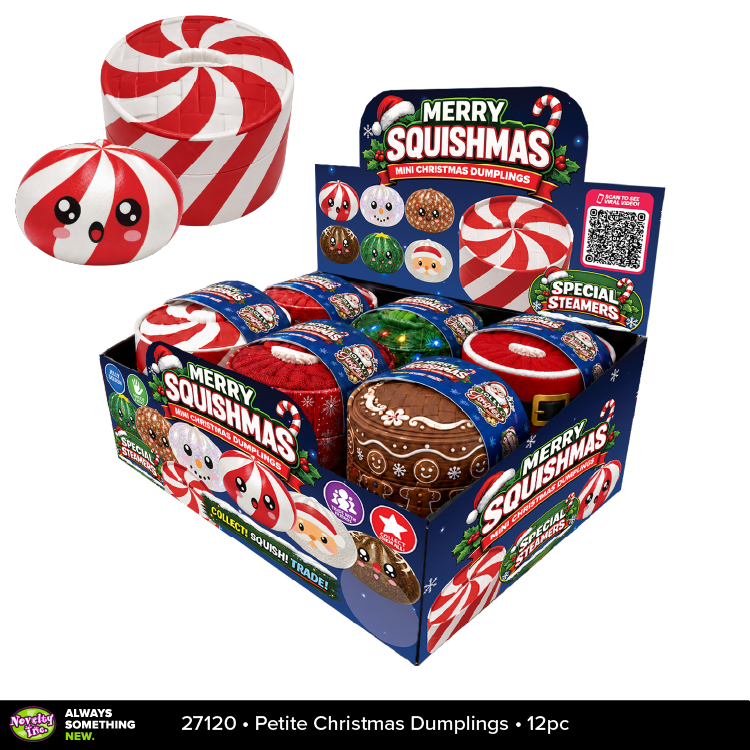 Mini Christmas Dumpling Squishies