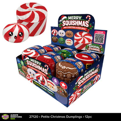 Mini Christmas Dumpling Squishies