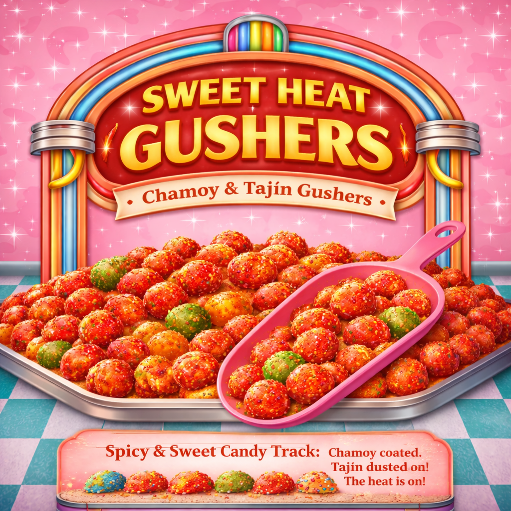Sweet Heat Gushers (Chamoy and Tajin)
