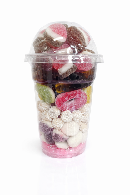Soda Fountain Treats (Candy Mixes  in Milkshake cups)