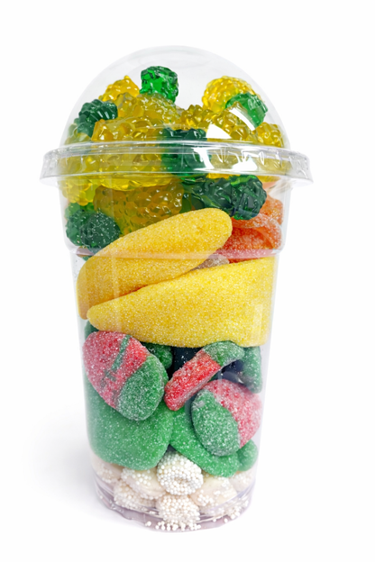 Soda Fountain Treats (Candy Mixes  in Milkshake cups)