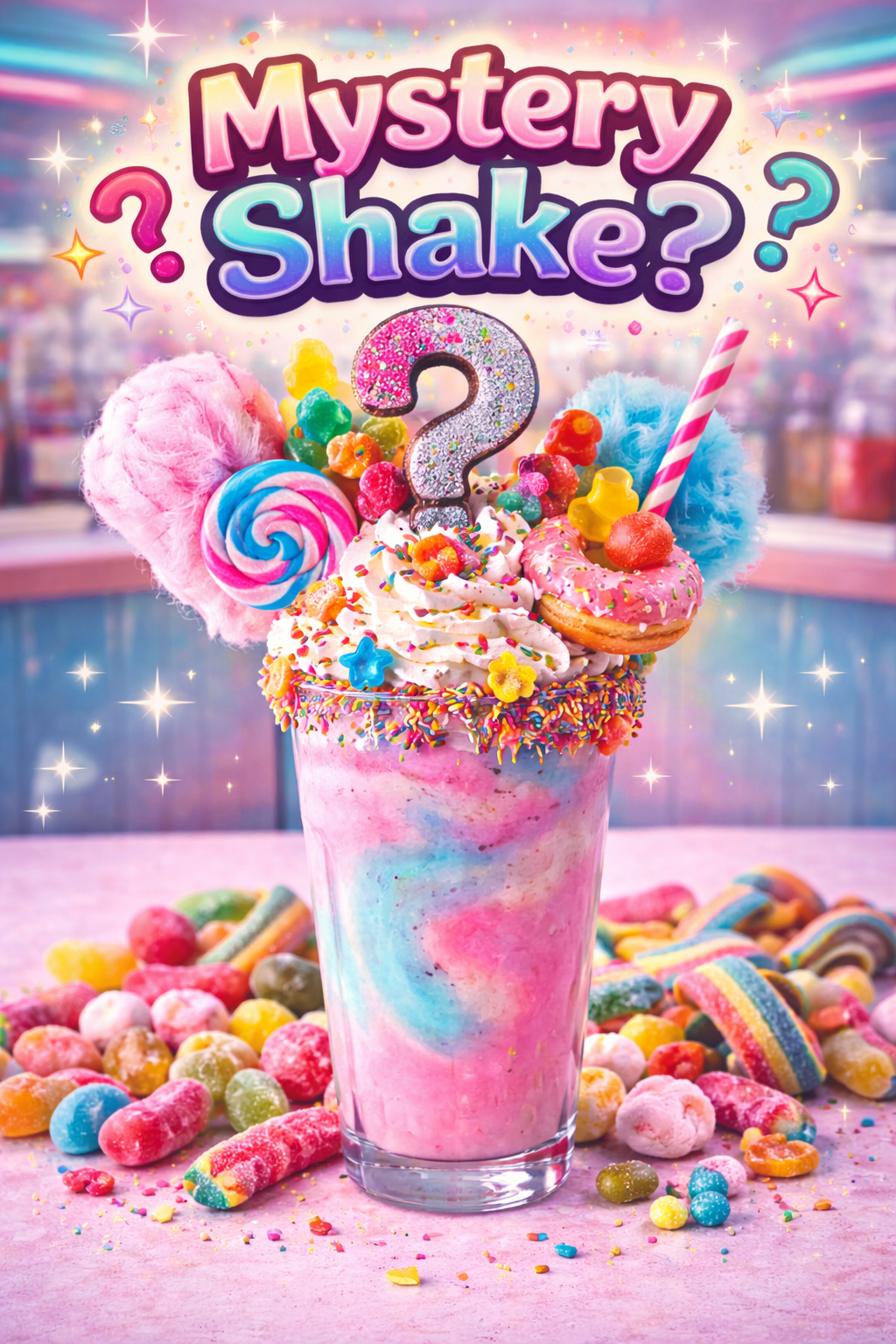 Diner Sweet Shakes (Candy mixes in Milkshake cups)