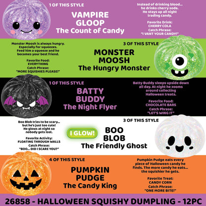 Halloween Dumpling Squishies