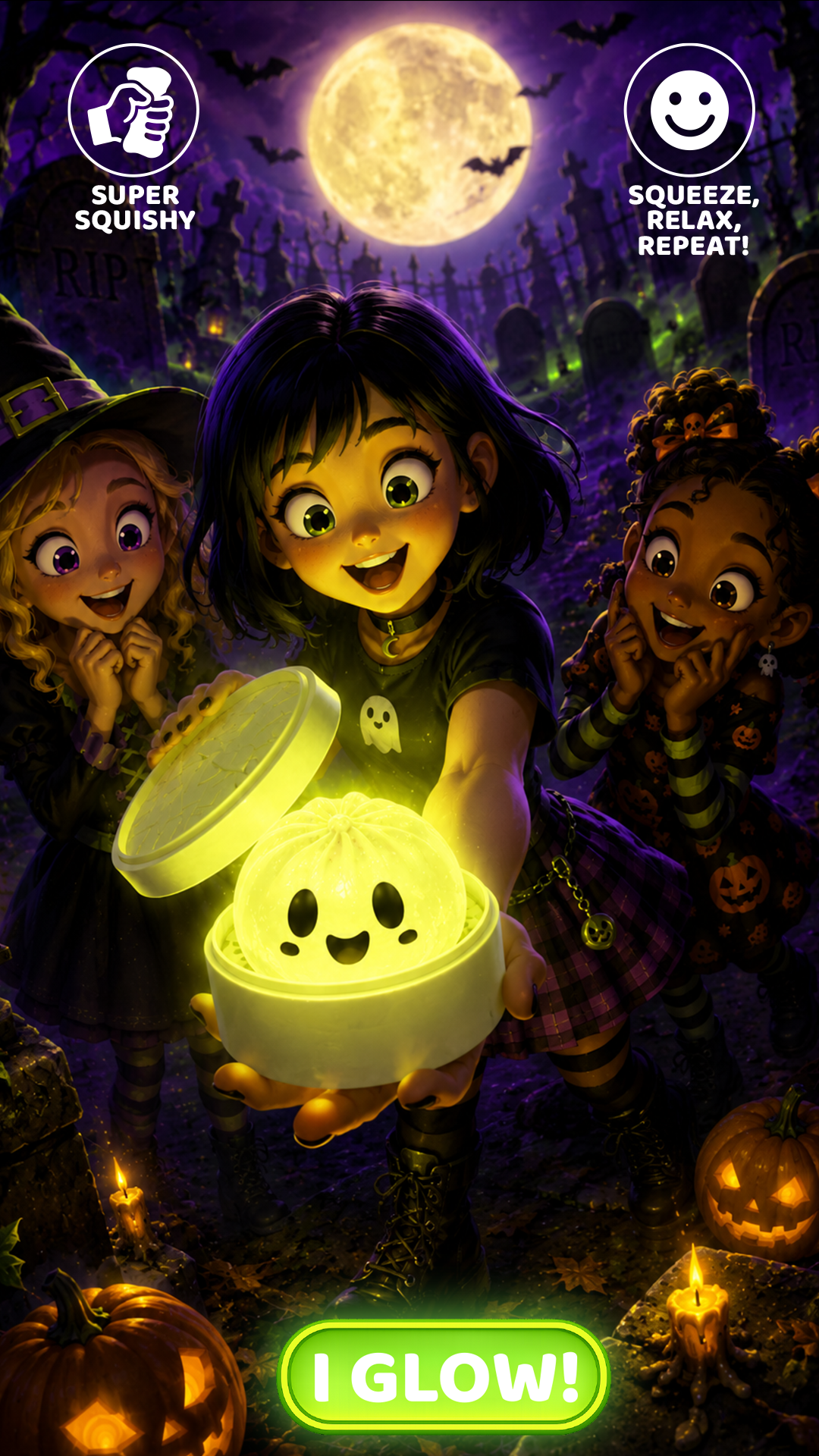 Halloween Dumpling Squishies