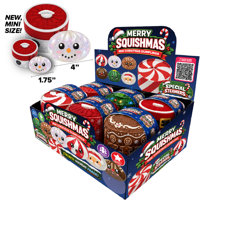 Mini Christmas Dumpling Squishies