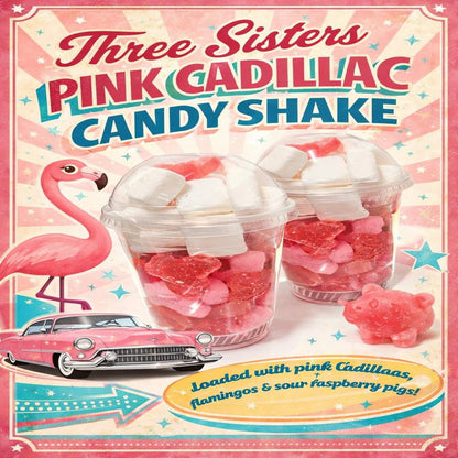 Three Sister Pink Candy Shake